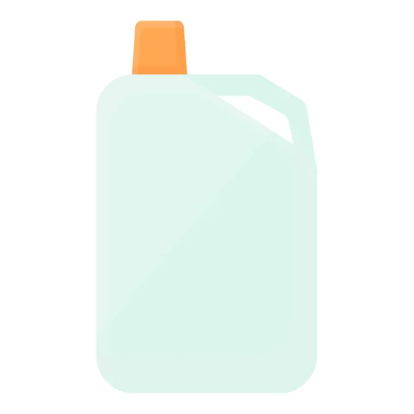 Chemical canister icon cartoon vector. Plastic jerrycan — стоковый вектор