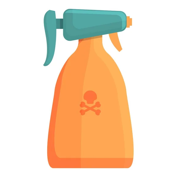 Chemical control spray icon cartoon vector. Pest insect — Image vectorielle