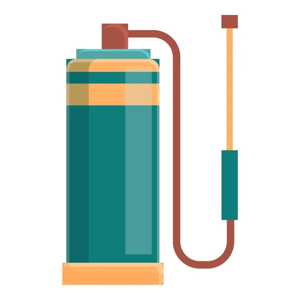 Chemical control tool icon cartoon vector. Gas bottle — ストックベクタ