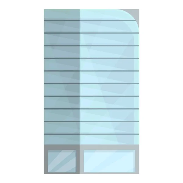 Multistory condominium icon cartoon vector. Apartment building — Stock vektor