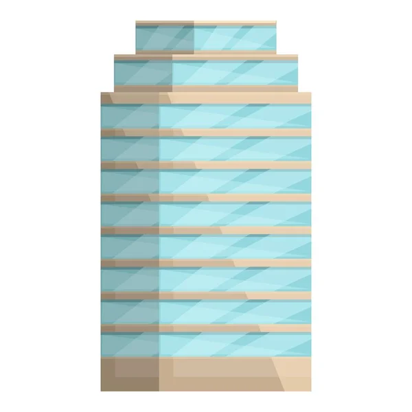Small multistory icon cartoon vector. House block — Image vectorielle