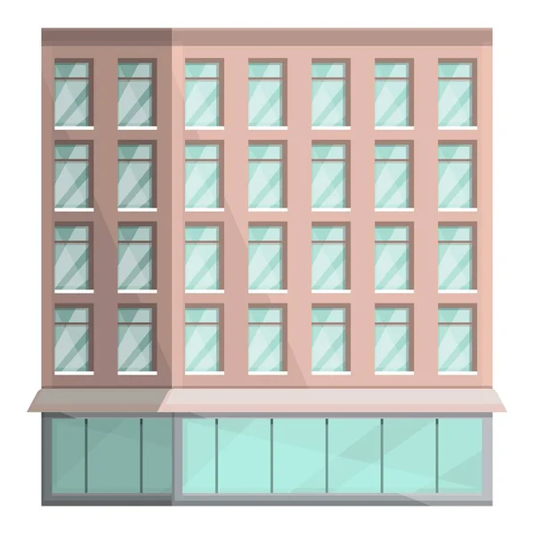 高階建てのアイコン漫画のベクトル。標高の構築 — ストックベクタ