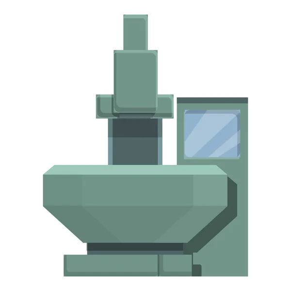 Industry cnc icon cartoon vector. Machine factory — 스톡 벡터