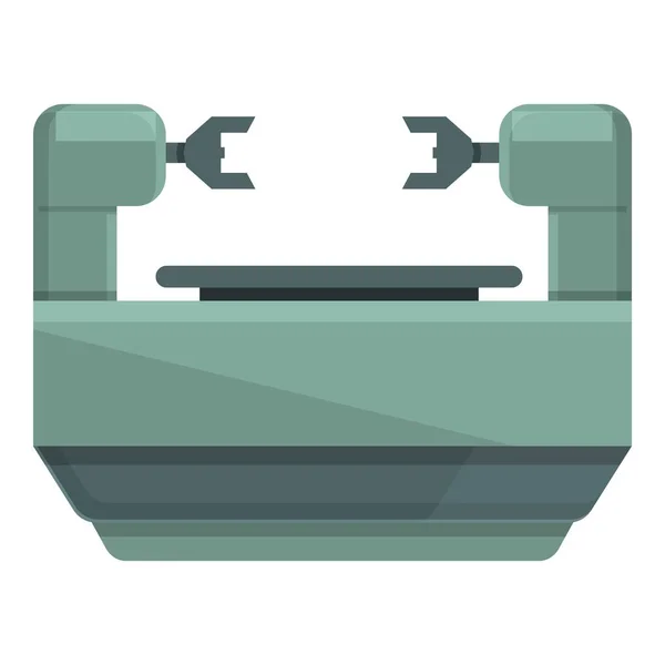 Cnc tool icon cartoon vector. Machine equipment — стоковый вектор