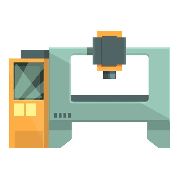 Laser cnc machine icon cartoon vector. Industry factory — Stockvektor