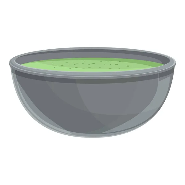 Curry cream soup icon cartoon vector. Hot bowl — Vettoriale Stock