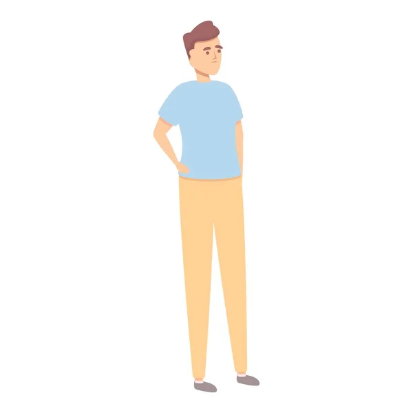 Young patient icon cartoon vector. Person man — Διανυσματικό Αρχείο