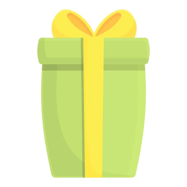 Reward gift icon cartoon vector. Box present — стоковый вектор