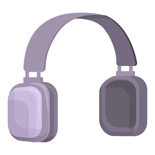 Vlogger auriculares icono vector de dibujos animados. Transmisión de vídeo — Archivo Imágenes Vectoriales