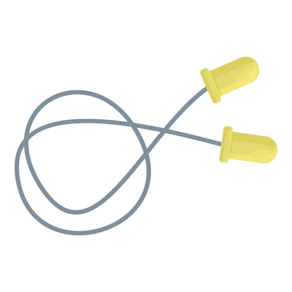 New earplugs icon cartoon vector. Ear plug — 스톡 벡터