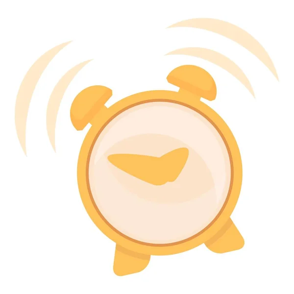 Alarm clock ringing icon cartoon vector. Ring wake — стоковый вектор