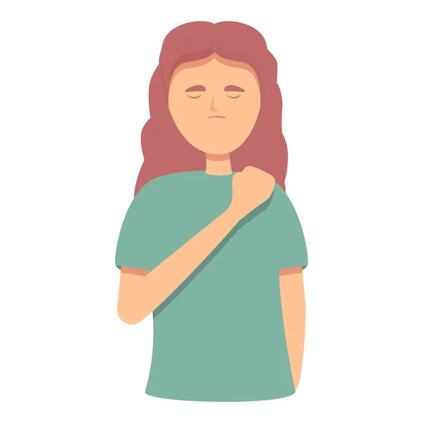 Gynecology menopause icon cartoon vector. Woman hormone — стоковый вектор