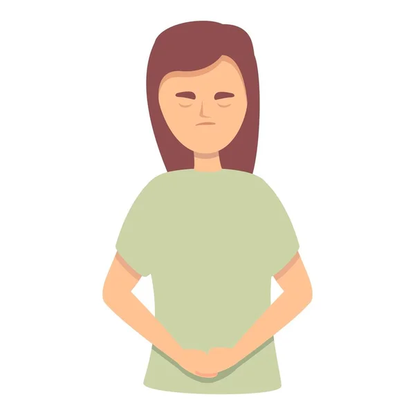 Body menopause icon cartoon vector. Woman cycle — стоковый вектор