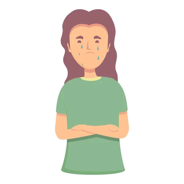 Reproductive menopause icon cartoon vector. Woman cycle — 图库矢量图片