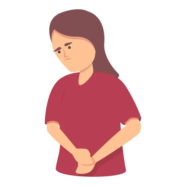 Modern menopause icon cartoon vector. Female hormone — Wektor stockowy