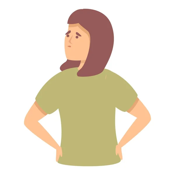 Menopause doctor icon cartoon vector. Woman cycle —  Vetores de Stock