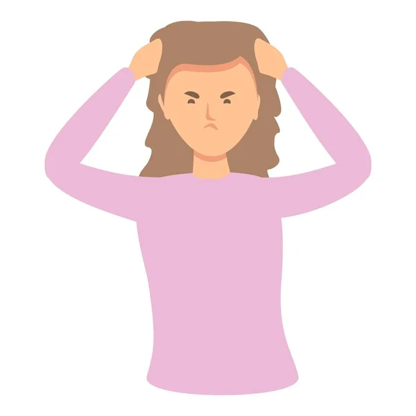 Vagina menopause icon cartoon vector. Female cycle — Διανυσματικό Αρχείο