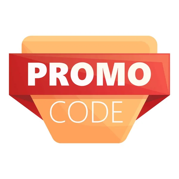 Rebate promo code icon cartoon vector. Legal discount — Stock Vector