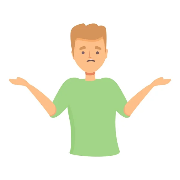 Deafness icon cartoon vector. Deaf mute — Stockvector