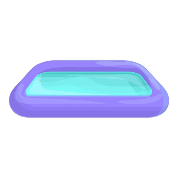 Float pool icon cartoon vector. Water inflatable — Stock Vector