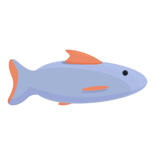 Ice fish icon cartoon vector. Winter fishing — 스톡 벡터