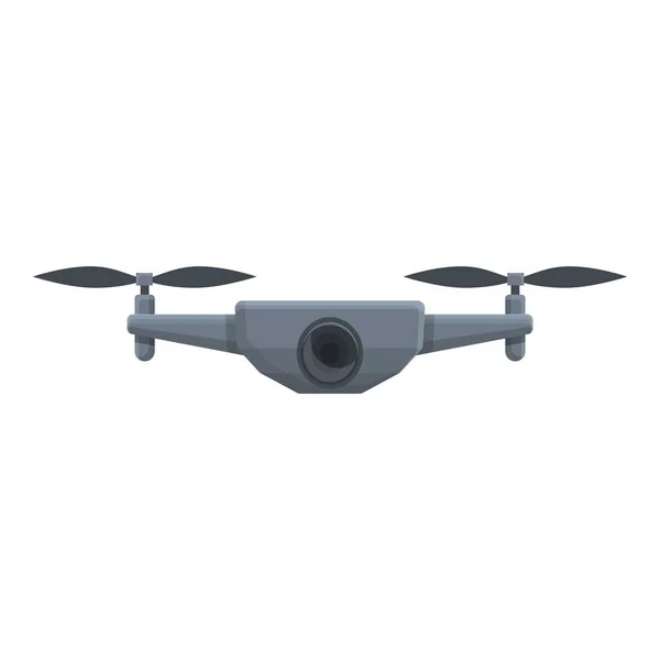 Drone icon cartoon vector. Aerial camera — Wektor stockowy