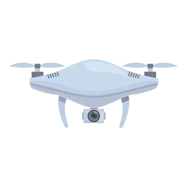 Drone videography icon cartoon vector. Aerial camera — Stock Vector