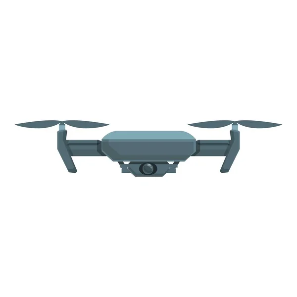 Children drone icon cartoon vector. Aerial camera — Image vectorielle