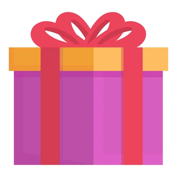 Reward gift box icon cartoon vector. Retail discount — Vettoriale Stock