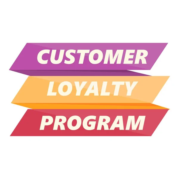 Reward loyalty program icon cartoon vector. Happy consumer — Stock vektor