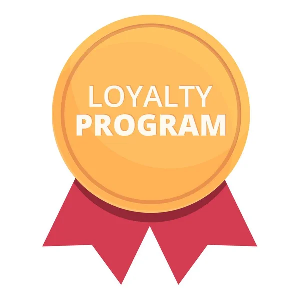 Emblem loyalty program icon cartoon vector. Customer card — Stock vektor