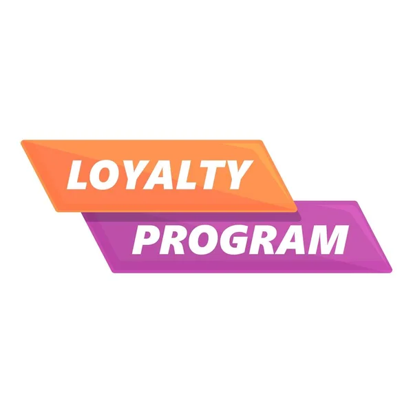 Loyalty program credit icon cartoon vector. Client card — Stock vektor