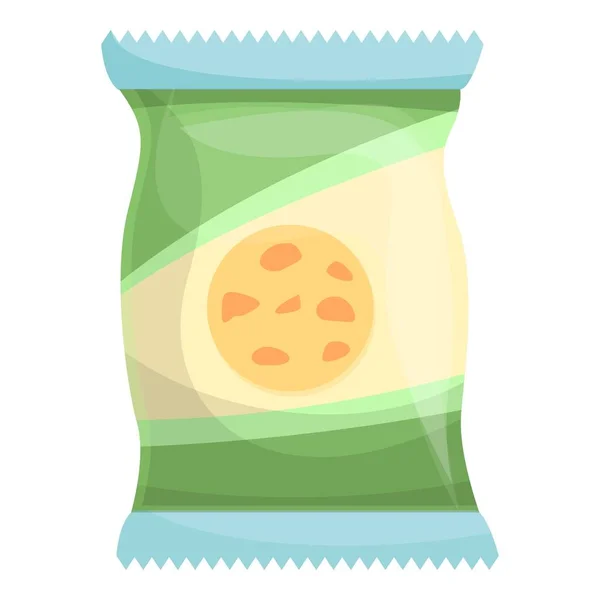 Butter biscuits icon cartoon vector. Milk cookie — Stockvektor
