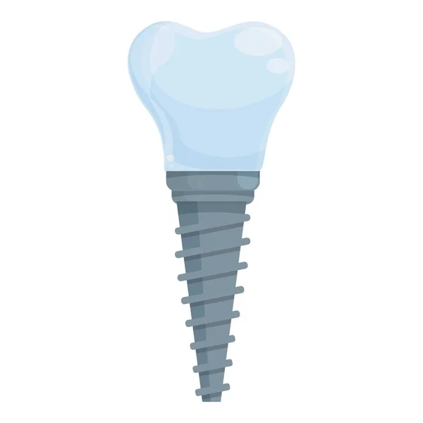 Dental braces icon cartoon vector. Crown surgery — Stok Vektör