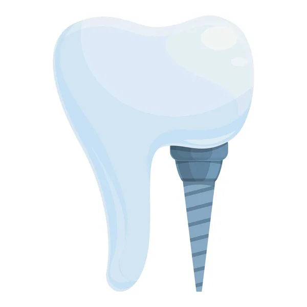 Dental bone icon cartoon vector. Oral tooth — Stock Vector