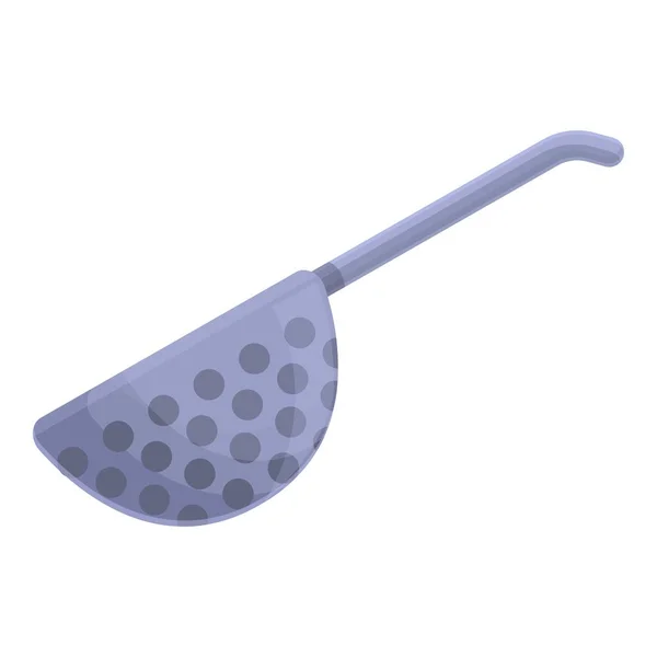 Spaghetti colander icon cartoon vector. Sieve pasta — Wektor stockowy