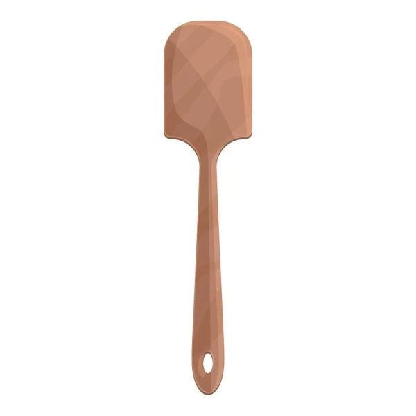 Food spatula icon cartoon vector. Grill spoon — Image vectorielle