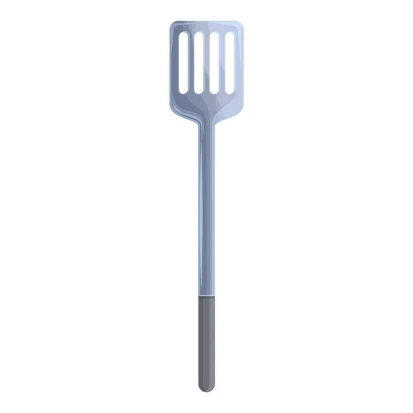 Chef spatula icon cartoon vector. Grill spoon — Image vectorielle