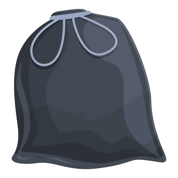 Dustbin bag icon cartoon vector. Garbage bin — Stock vektor
