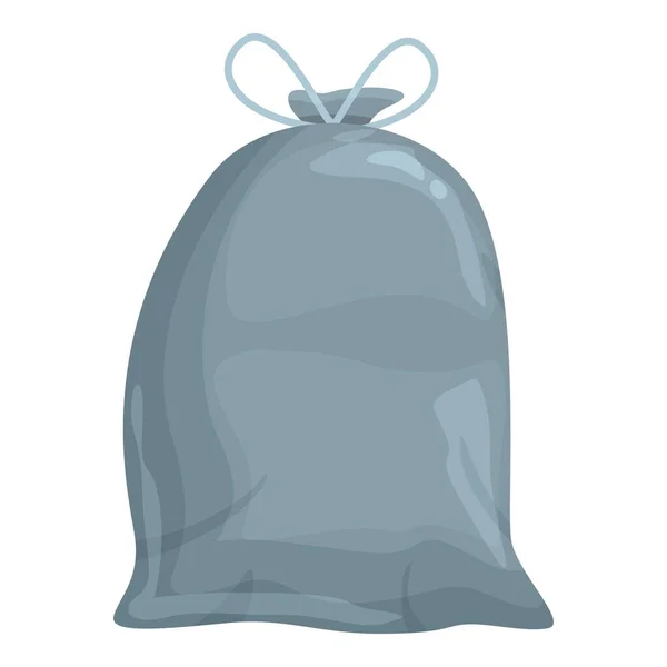 Kitchen trash bag icon cartoon vector. Waste bin — Vector de stock