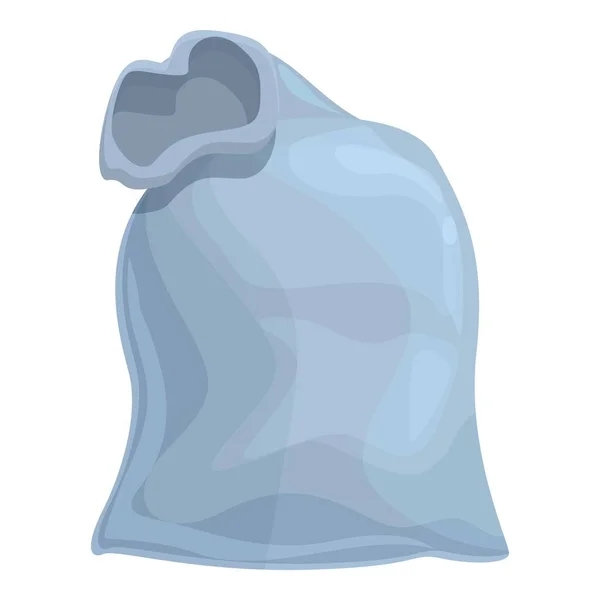 Reciclaje de basura icono bolsa vector de dibujos animados. Cubo de basura — Vector de stock