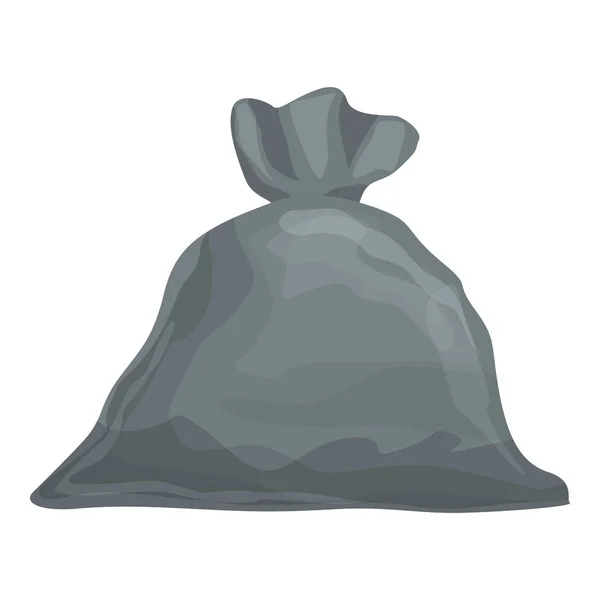 Air trash bag icon cartoon vector. Garbage sack — Stockový vektor