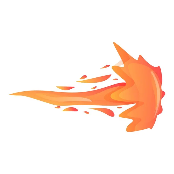 Gun flash weapon icon cartoon vector. Shot effect — Stockový vektor