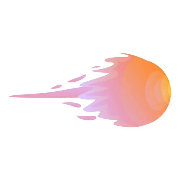 Gun flash flame icon cartoon vector. Shot effect — Vettoriale Stock