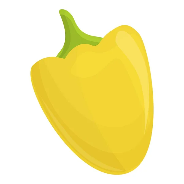 Yellow pepper icon cartoon vector. Sweet paprica — Stock Vector