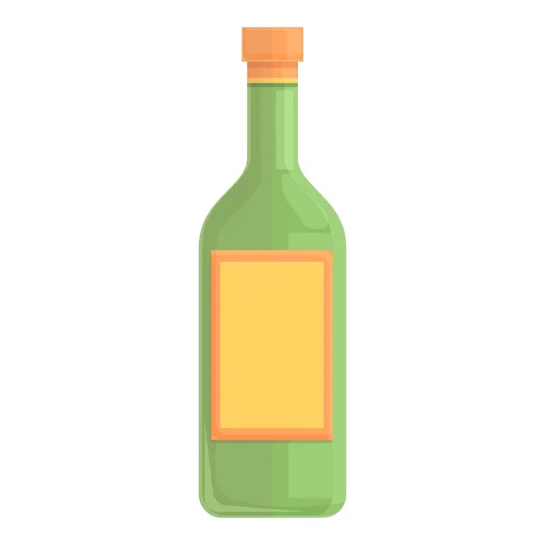 Oil bottle icon cartoon vector. Olive food — Image vectorielle