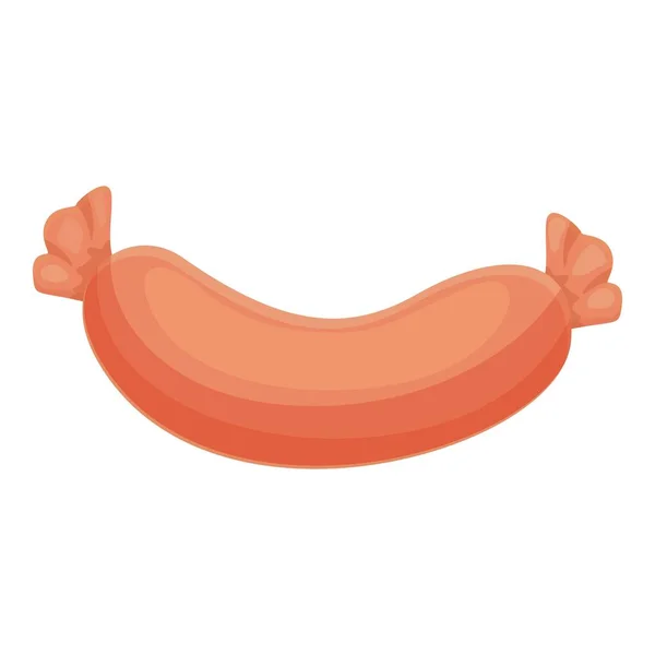 Sausage icon cartoon vector. Grill meat — Stockvector