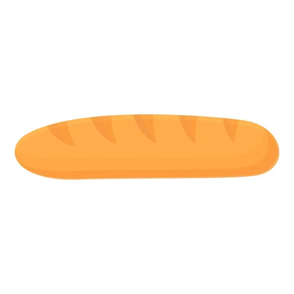 Bread icon cartoon vector. Bun pastry - Stok Vektor