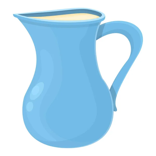 Fresh milk jug icon cartoon vector. Farm product — Vector de stock