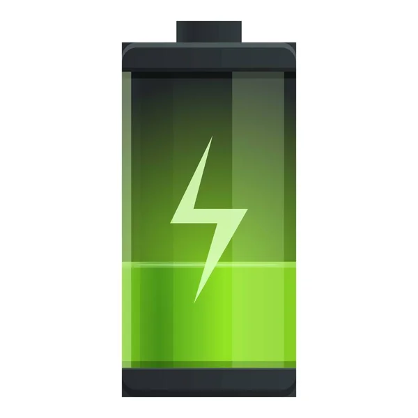 Charge battery icon cartoon vector. Charger energy — Image vectorielle